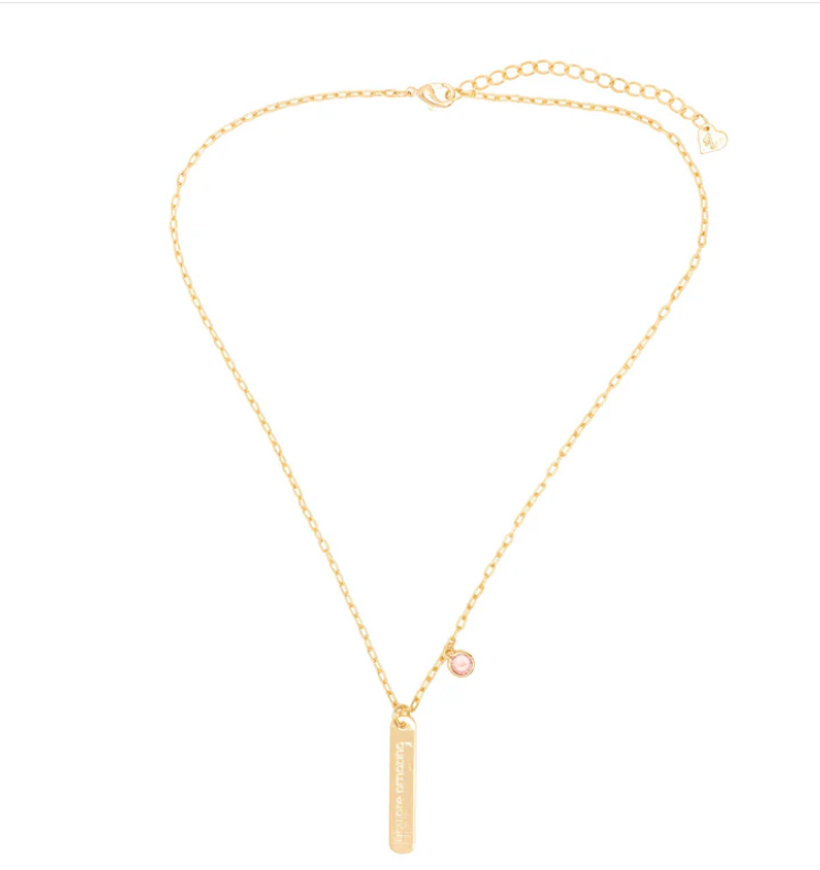 Gold Plated "You Are Amazing" Necklace