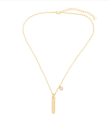 Gold Plated "You Are Amazing" Necklace