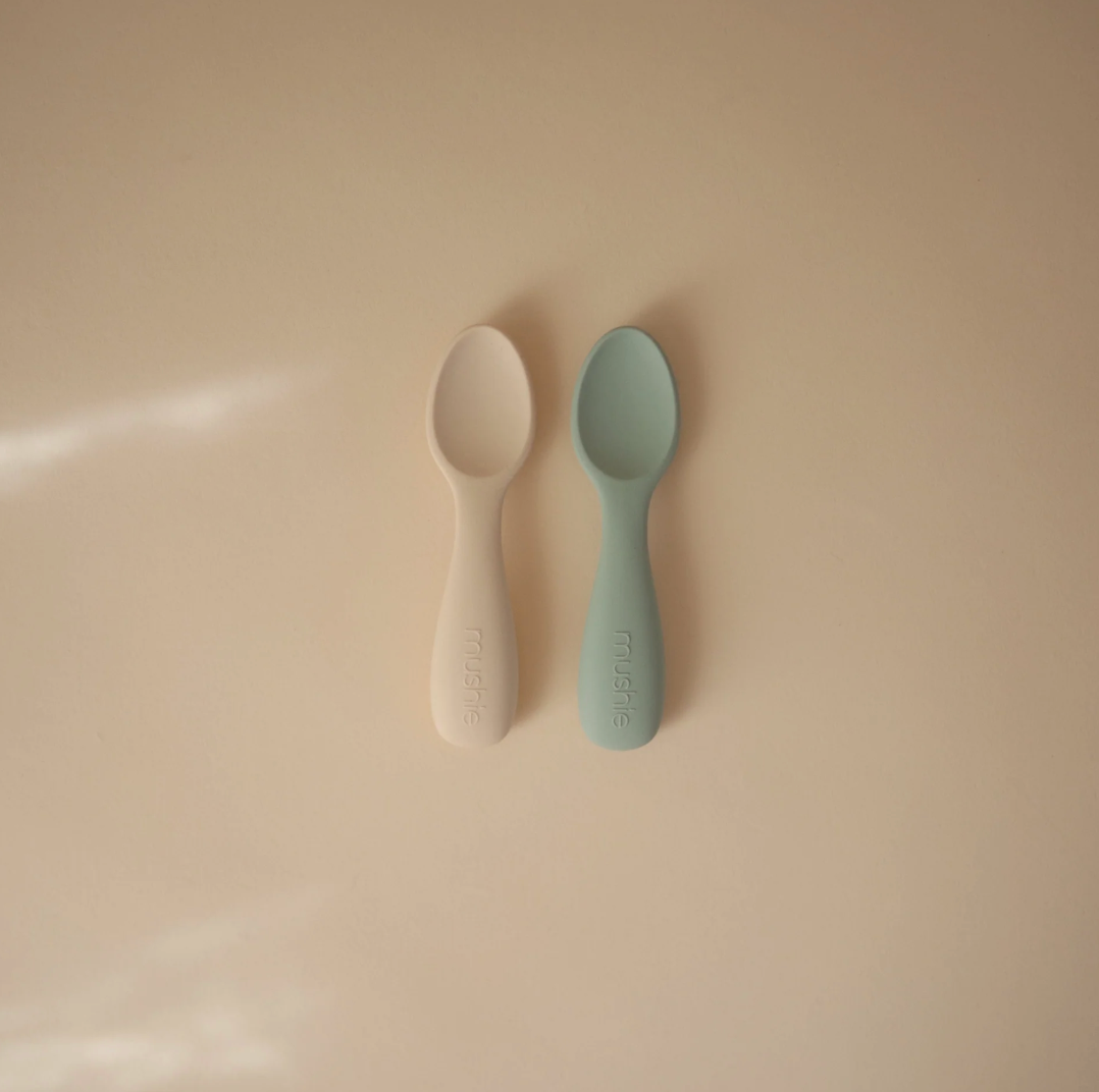 Silicone Toddler Starter Spoons (2-pack)