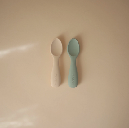 Silicone Toddler Starter Spoons (2-pack)