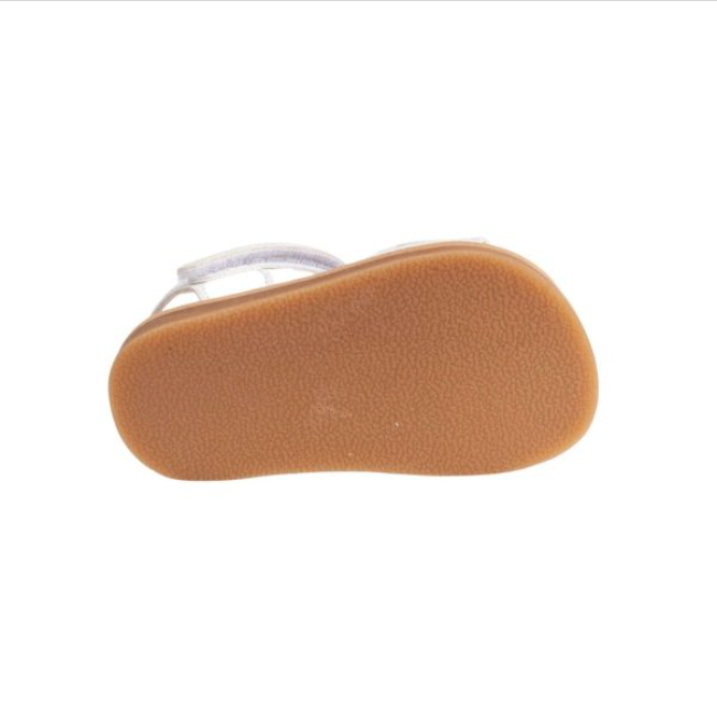 Toddler White Flower Sandal (Sizes 4-12)