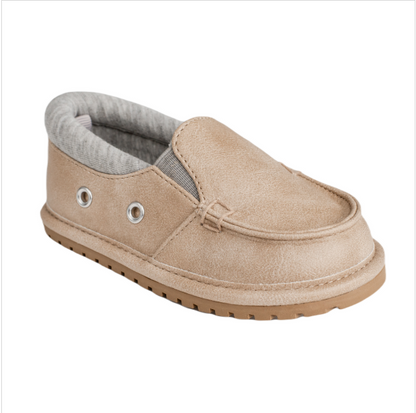 Toddler Khaki Slipon w/ Gray Trim (Sizes 4-10)