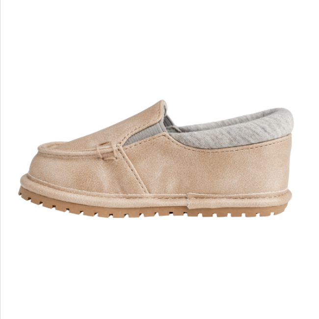 Toddler Khaki Slipon w/ Gray Trim (Sizes 4-10)
