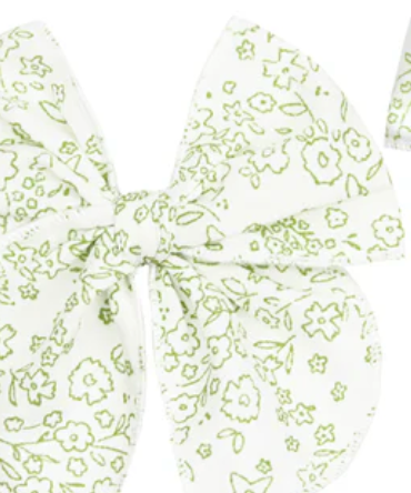 Heirloom Bow Clip (Bunny Garden)