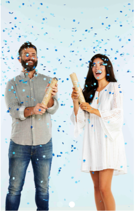 Gender Reveal Popper