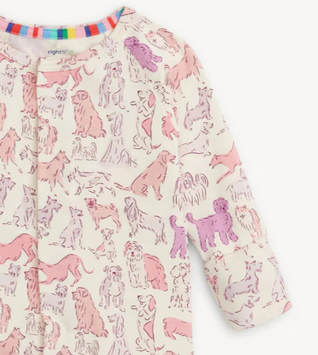 Pink It's a Paw-ty Modal Convertible Coverall