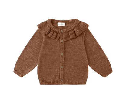 Ruffle Collar Cardigan