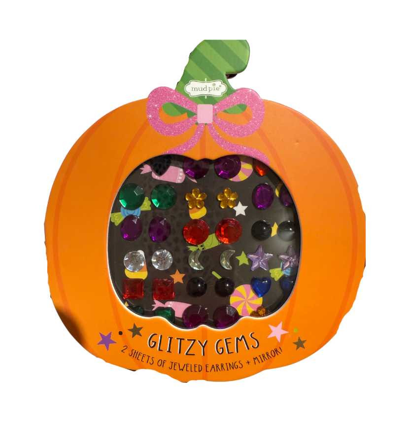 Halloween Glitsy Stick on Earrings *Final Sale*