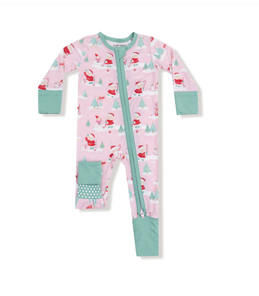 Golfing Mrs. Claus Zipper Romper *FINAL SALE*