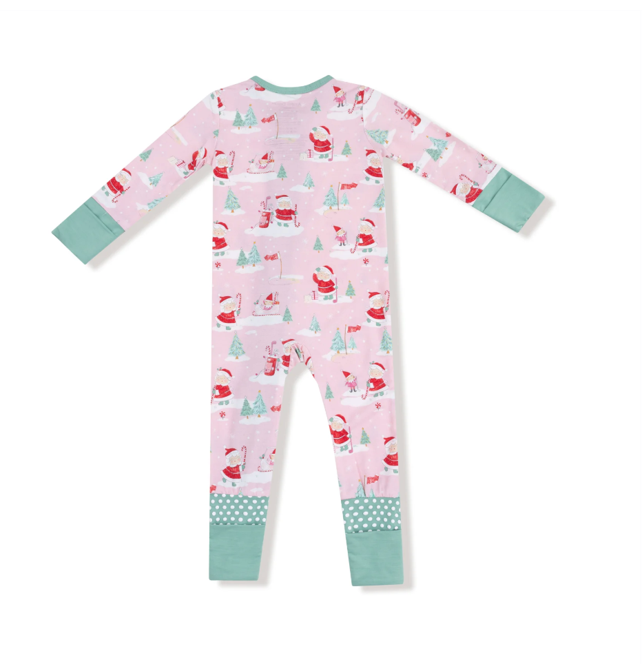 Golfing Mrs. Claus Zipper Romper *FINAL SALE*