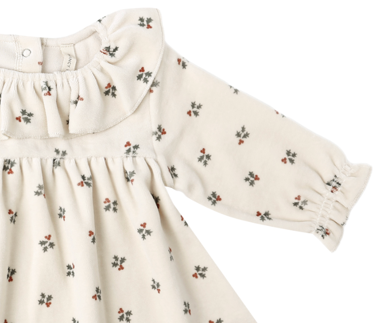 Velour Baby Dress
