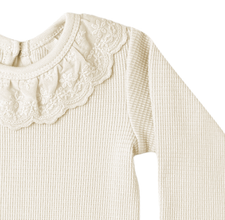 Ruffle Collar Bodysuit