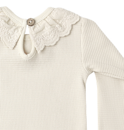 Ruffle Collar Bodysuit