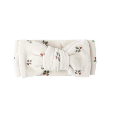 Velour Bow Headband