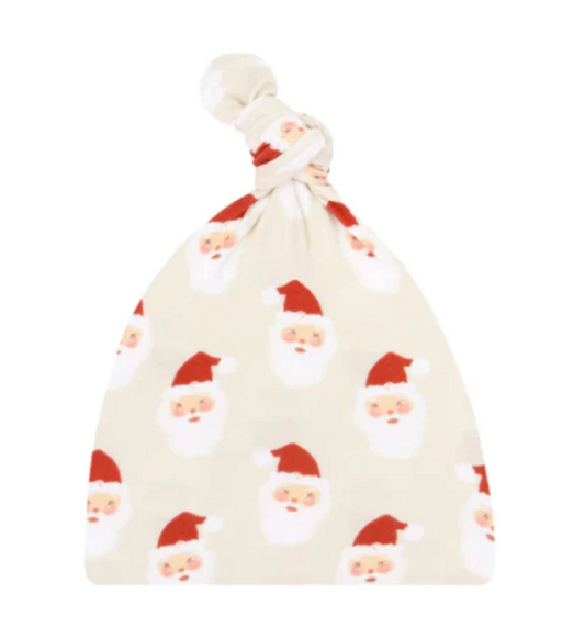 Santa Baby Top Knot Hat