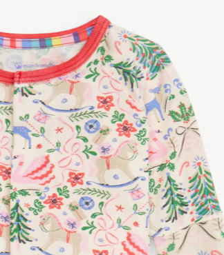 Sugar Plum Dreams Modal Convertible Coverall *FINAL SALE*