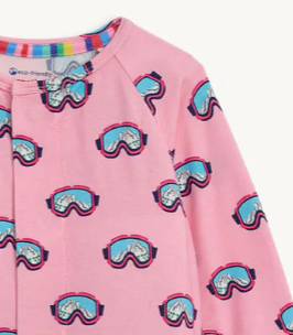 Pink Powder Playtime Modal Footie