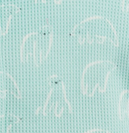 Blue Polaris Waffle Romper