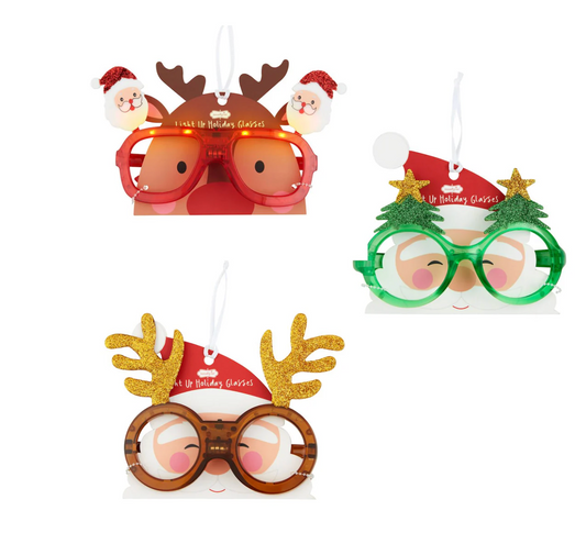 Christmas Light Up Glasses
