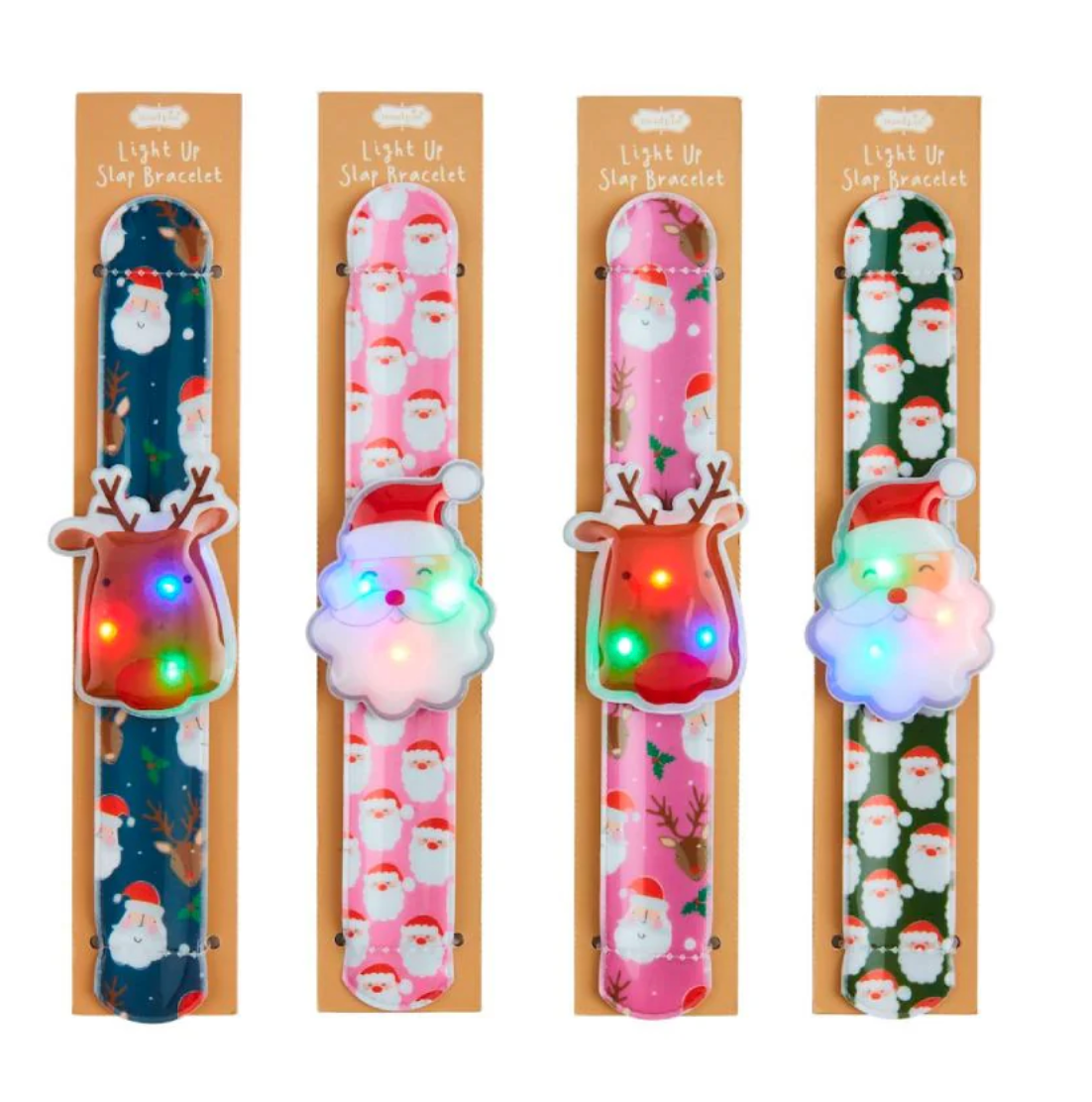 Christmas Light Up Slap Bands