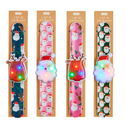 Christmas Light Up Slap Bands