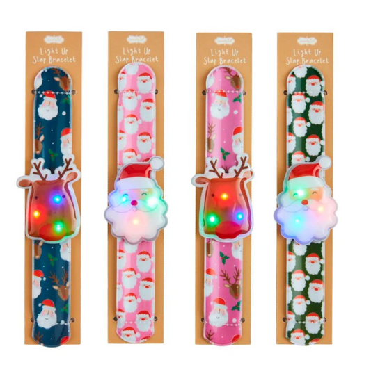 Christmas Light Up Slap Bands