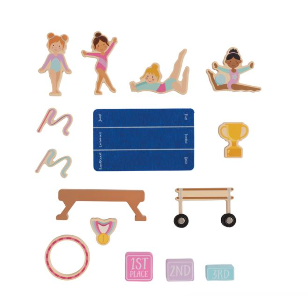 Gymnastics Wood Toy Set