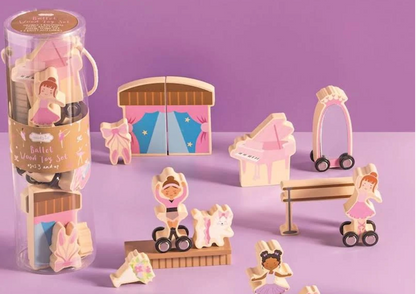 Ballet Wood Toy Set