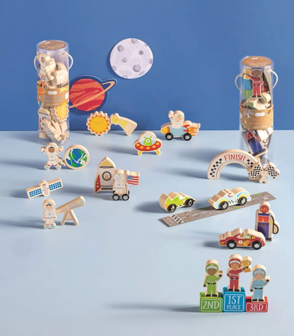 Outer Space Wood Toy Set