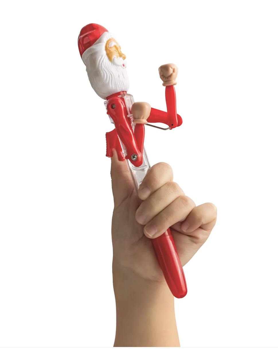 Santa Light Up Punch Pen