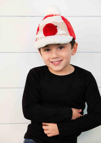 Santa Light Up Baseball Hat