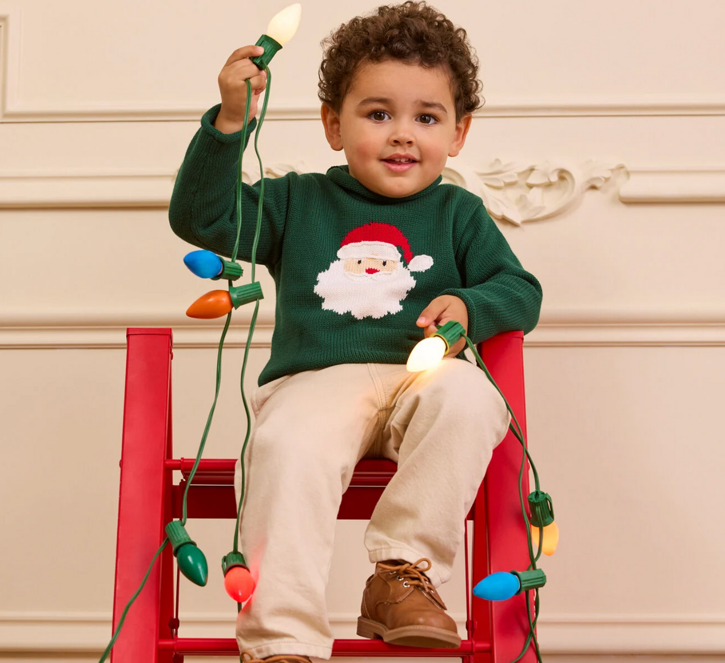 Roll Neck Santa Sweater *FINAL SALE*