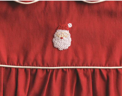 Santa Embroidered Bubble *FINAL SALE*