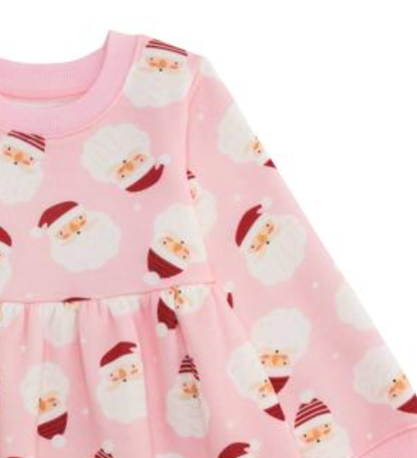 Santa Sweatshirt Dress *FINAL SALE*