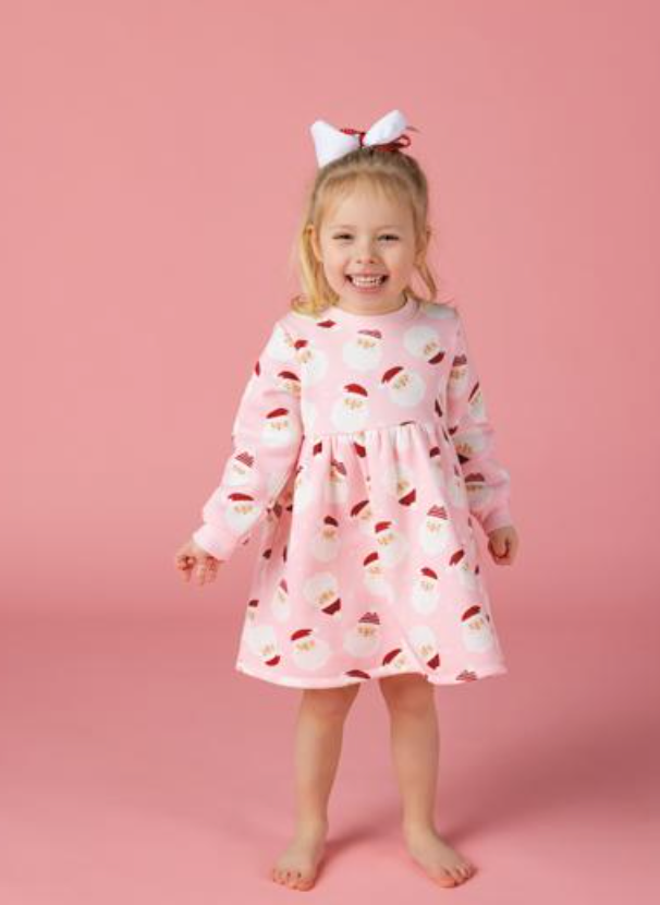 Santa Sweatshirt Dress *FINAL SALE*