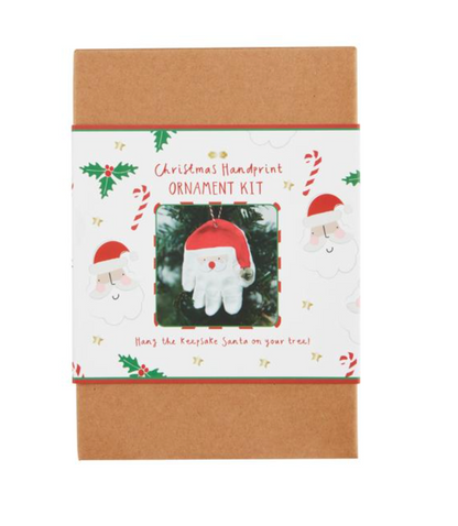 Santa Hand Print Ornament Kit *FINAL SALE*
