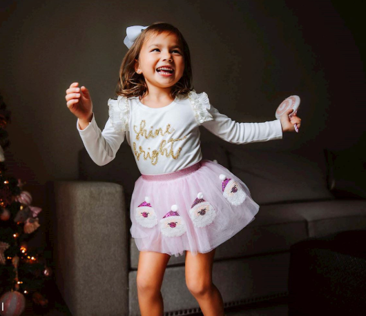 Shine Bright Tinsel Tee *FINAL SALE*