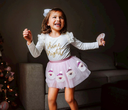 Shine Bright Tinsel Tee *FINAL SALE*