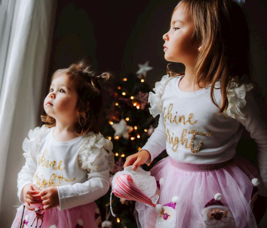 Shine Bright Tinsel Tee *FINAL SALE*