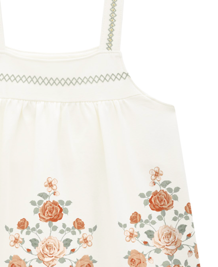 Soft Petals Tank & Short Set