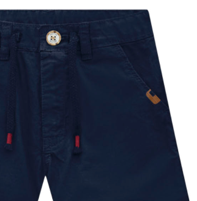 Croquet Club Button-Up & Navy Short Set