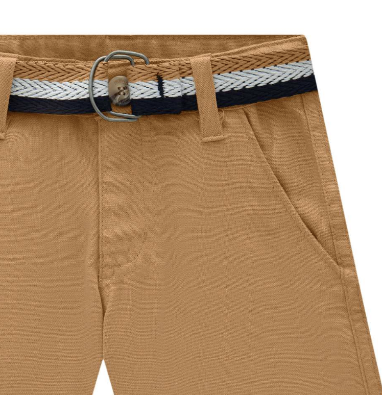 Harbor Stripe Button-Up & Belted Short Set