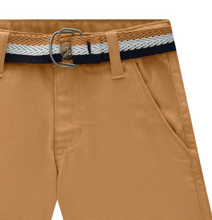 Harbor Stripe Button-Up & Belted Short Set