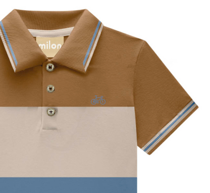 Colorblock Polo and Short Set