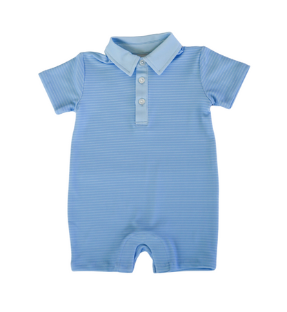 Trip Romper (Blue Stripe)