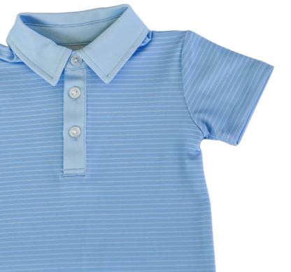 Trip Romper (Blue Stripe)