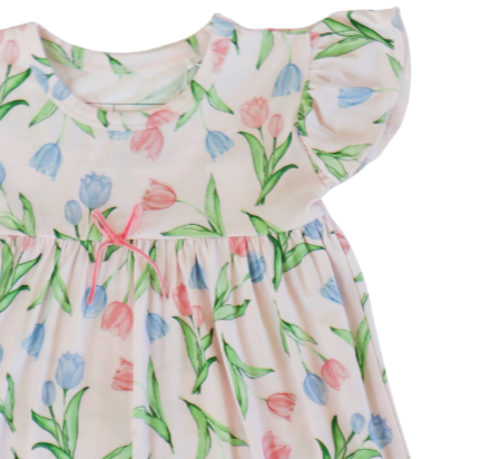 Ruffle Gown (Tulips)