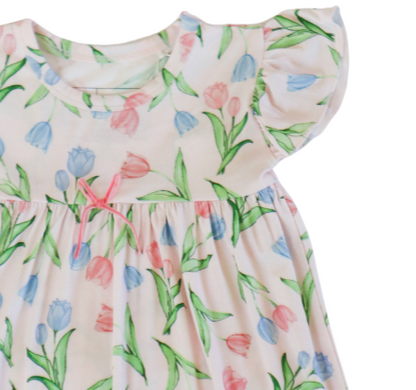 Ruffle Gown (Tulips)