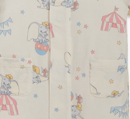 Dumbo Circus Modal Magnetic Short Romper
