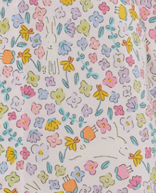 Bunny Blossom Modal Convertible Coverall